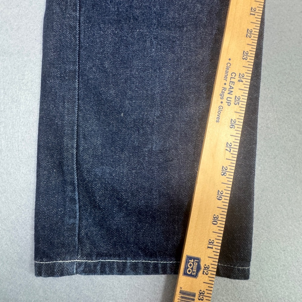 Polo Jeans Co Ralph Lauren Straight Leg Jeans Mens 34x32 Indigo Contrast Stitch - Picture 6 of 7